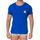 Textiel Heren T-shirts korte mouwen Bikkembergs BKK1UTS07BI-BLUE Blauw