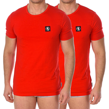 Textiel Heren T-shirts korte mouwen Bikkembergs BKK1UTS07BI-RED Rood