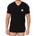 Textiel Heren T-shirts korte mouwen Bikkembergs BKK1UTS08BI-BLACK Zwart