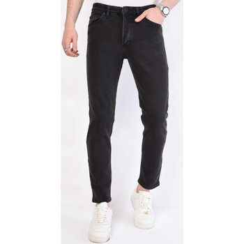 Textiel Heren Skinny jeans True Rise Broeken Regular Fit DPNW Zwart
