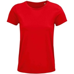 Textiel Dames T-shirts korte mouwen Sols 3581 Rood