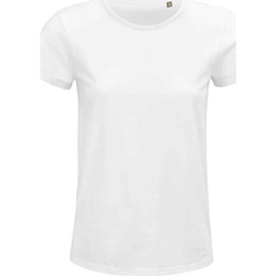 Textiel Dames T-shirts korte mouwen Sols 3581 Wit