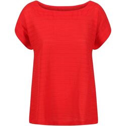 Textiel Dames T-shirts met lange mouwen Regatta  Rood