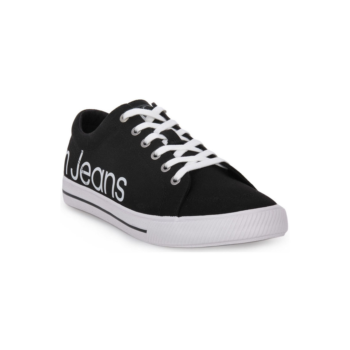 Schoenen Heren Leren slippers Calvin Klein Jeans BDS RETRO VULC Zwart