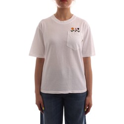 Textiel Dames T-shirts korte mouwen Roy Rogers P22RND587C748XXXX Wit