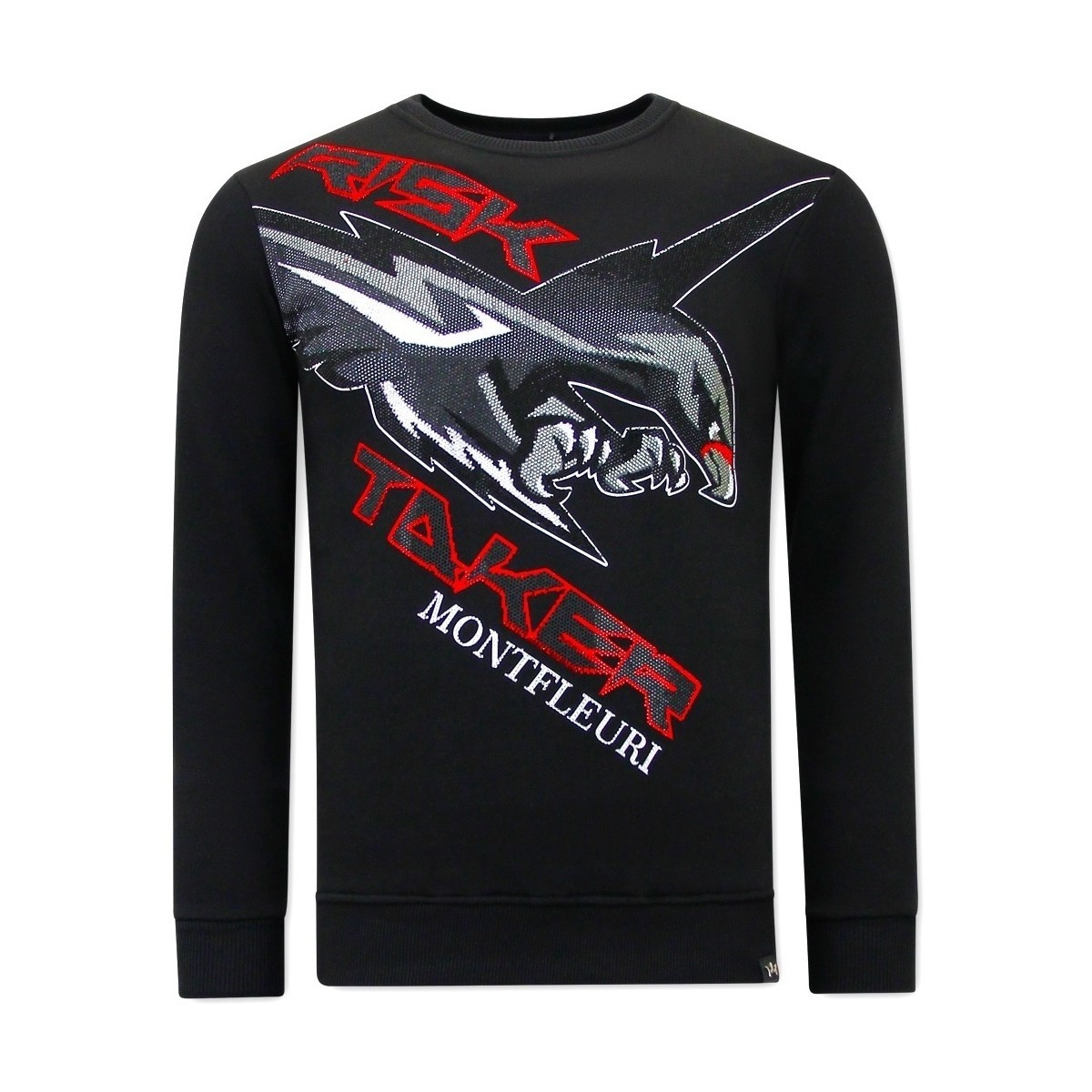 Textiel Heren Sweaters / Sweatshirts Tony Backer Print Eagle Head Zwart