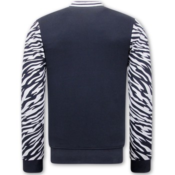 Tony Backer Vest Print Tiger Blauw
