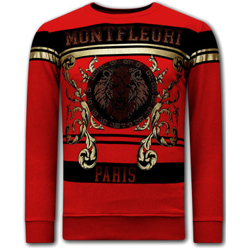 Textiel Heren Sweaters / Sweatshirts Tony Backer Print Leeuw Strass Rood