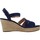 Schoenen Dames Sandalen / Open schoenen Geox D SOLEIL C Blauw