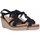 Schoenen Dames Sandalen / Open schoenen Etika 59991 Zwart