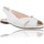 Schoenen Dames Sandalen / Open schoenen Patricia Miller Sandalias Planas de Piel para Mujer de  5542 Wit