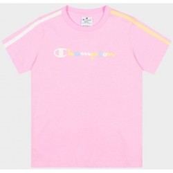 Textiel Meisjes T-shirts korte mouwen Champion  Roze