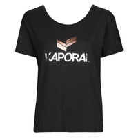 Textiel Dames T-shirts korte mouwen Kaporal FABY Zwart