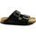 Schoenen Heren Leren slippers Grunland GRU-ZAL-CB3012-NE Zwart