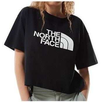 The North Face W CROPPED EASY TEE Zwart