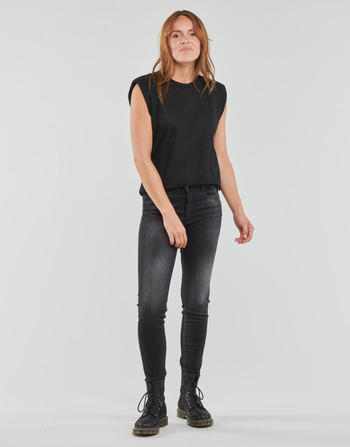 Textiel Dames Skinny jeans Le Temps des Cerises PULP HIGH ACYA Zwart