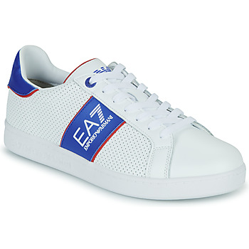 Schoenen Lage sneakers Emporio Armani EA7  Wit / Blauw / Rood
