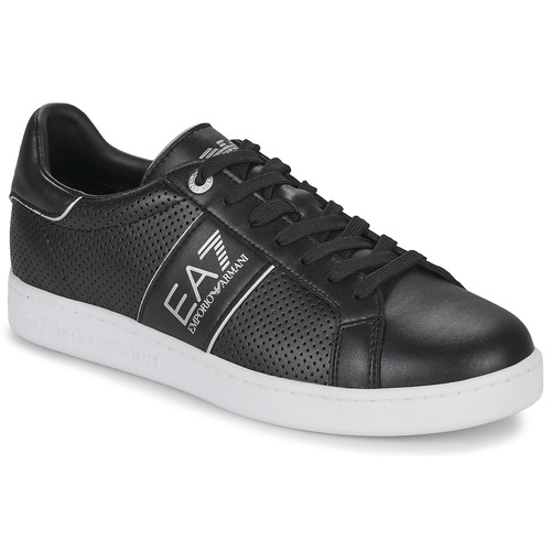 Schoenen Lage sneakers Emporio Armani EA7  Zwart / Wit