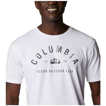 Columbia M GRAPHIC SS TEE BLANC Wit