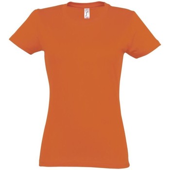 Textiel Dames T-shirts korte mouwen Sols IMPERIAL WOMEN - CAMISETA MUJER Oranje