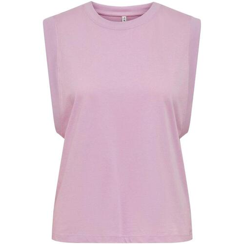 Textiel Dames T-shirts & Polo’s Only  Roze