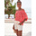 Textiel Dames Korte broeken / Bermuda's Lascana Korte broek met bandje Summer Kapsel Beige