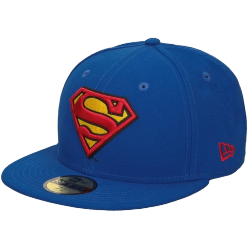 Accessoires Heren Pet New-Era Character Bas Superman Basic Cap Blauw