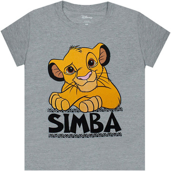 Textiel Meisjes T-shirts met lange mouwen The Lion King  Zwart