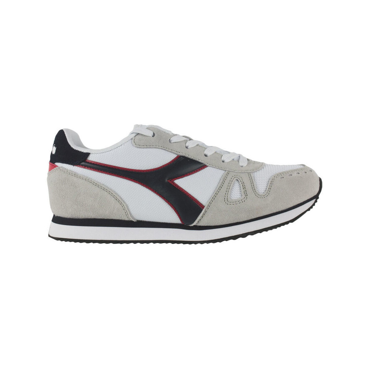Schoenen Heren Sneakers Diadora SIMPLE RUN C9304 White/Glacier gray Wit