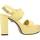 Schoenen Dames Sandalen / Open schoenen Pon´s Quintana 9998 001 Geel