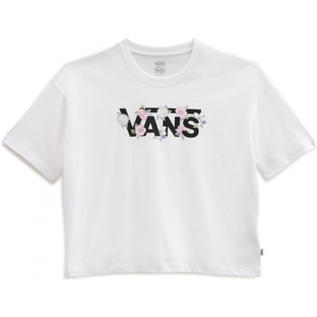 Textiel Dames T-shirts & Polo’s Vans Flow rina Wit