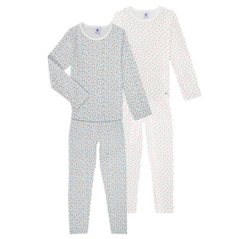 Textiel Meisjes Pyjama's / nachthemden Petit Bateau LOT CUZABE Multicolour