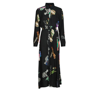 Textiel Dames Lange jurken Desigual KASSANDRA Zwart / Multicolour