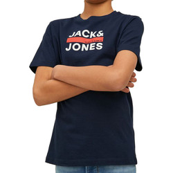 Textiel Jongens T-shirts & Polo’s Jack & Jones  Blauw