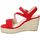 Schoenen Dames Sandalen / Open schoenen Azarey 494F081/197 Rood
