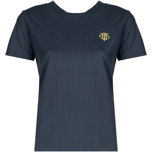 Textiel Dames T-shirts korte mouwen Tommy Hilfiger WW0WW25585 Blauw