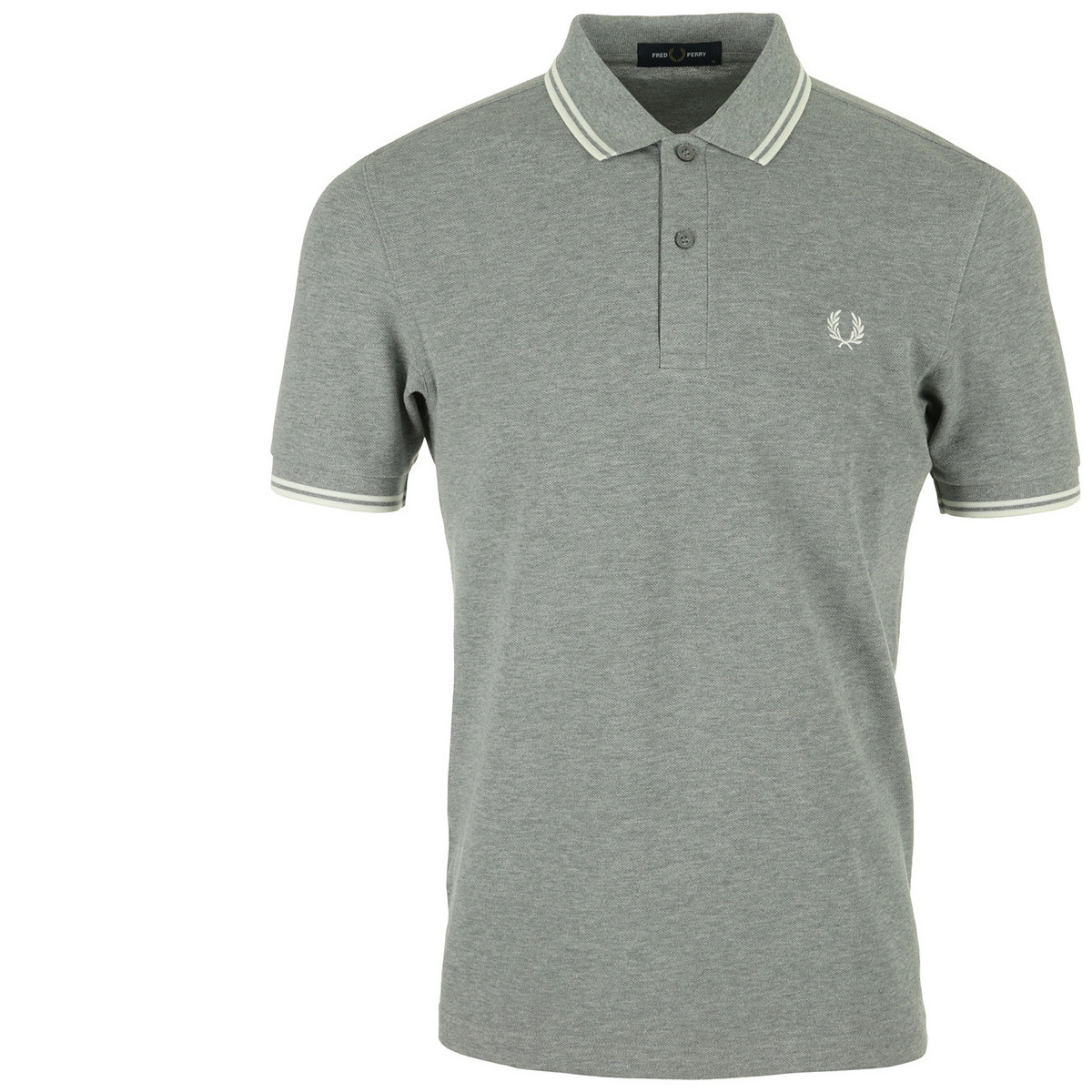 Textiel Heren T-shirts & Polo’s Fred Perry Twin Tipped Shirt Grijs