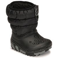 Schoenen Jongens Snowboots Crocs Classic Neo Puff Boot T Zwart