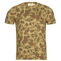 Textiel Heren T-shirts korte mouwen Polo Ralph Lauren T-SHIRT AJUSTE AVEC POCHE EN COTON Kaki / Camouflage