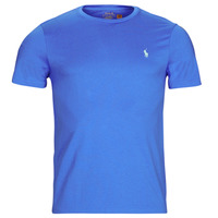 Textiel Heren T-shirts korte mouwen Polo Ralph Lauren SSCNCMSLM2-SHORT SLEEVE-T-SHIRT Blauw / Blauw