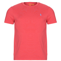 Textiel Heren T-shirts korte mouwen Polo Ralph Lauren SSCNCMSLM2-SHORT SLEEVE-T-SHIRT Rood