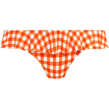 Textiel Dames Bikinibroekjes- en tops Freya Check in Oranje