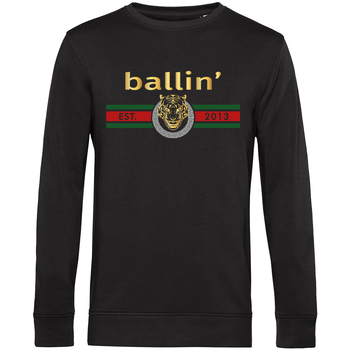 Textiel Heren Sweaters / Sweatshirts Ballin Est. 2013 Tiger Lines Sweater Zwart