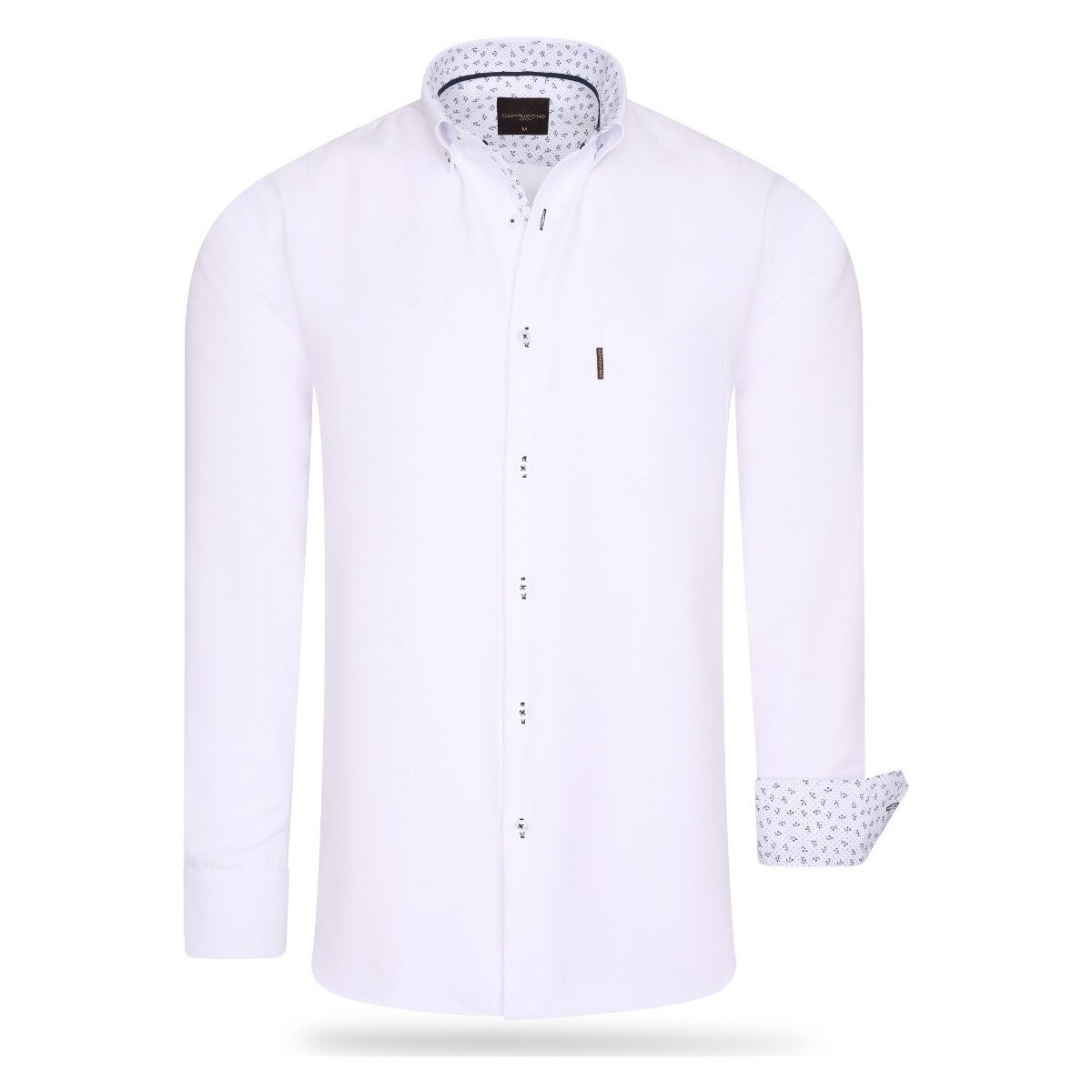 Textiel Dames Overhemden Cappuccino Italia Regular Fit Overhemd White Wit