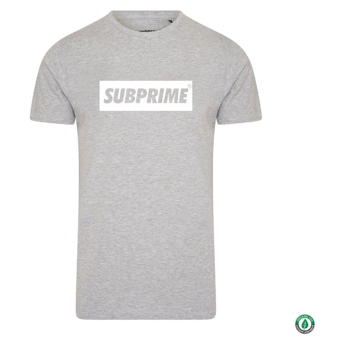 Textiel Heren T-shirts korte mouwen Subprime Shirt Block Grey Grijs