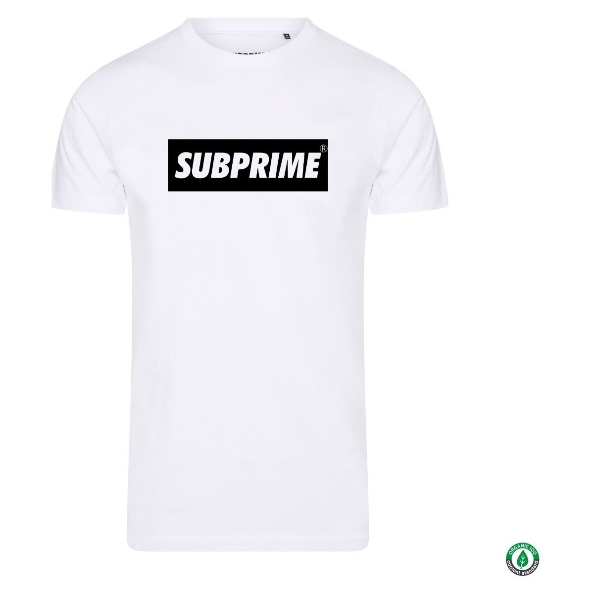 Textiel Heren T-shirts korte mouwen Subprime Shirt Block White Wit