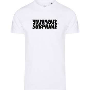 Textiel Heren T-shirts korte mouwen Subprime Shirt Mirror White Wit