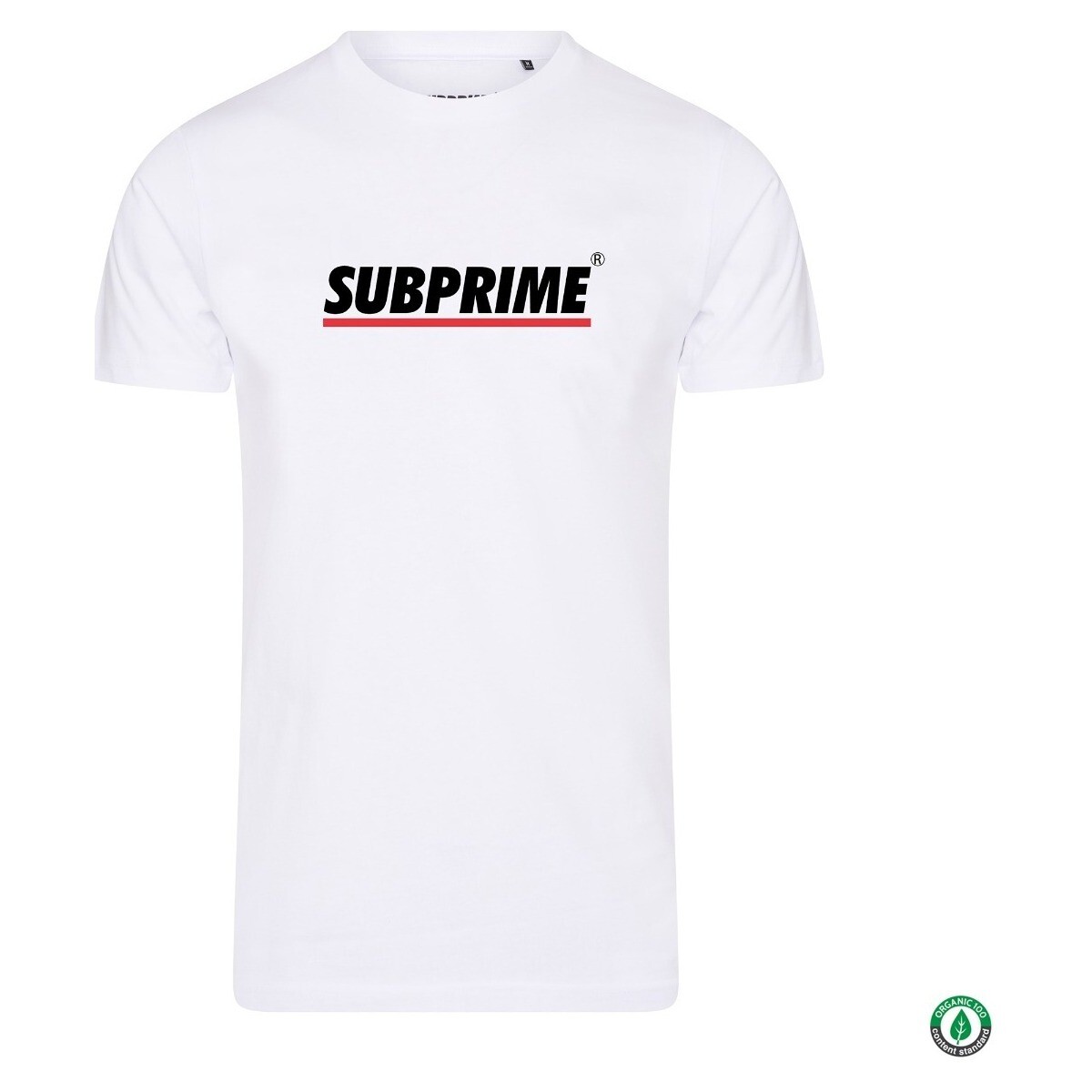 Textiel T-shirts korte mouwen Subprime Shirt Stripe White Wit