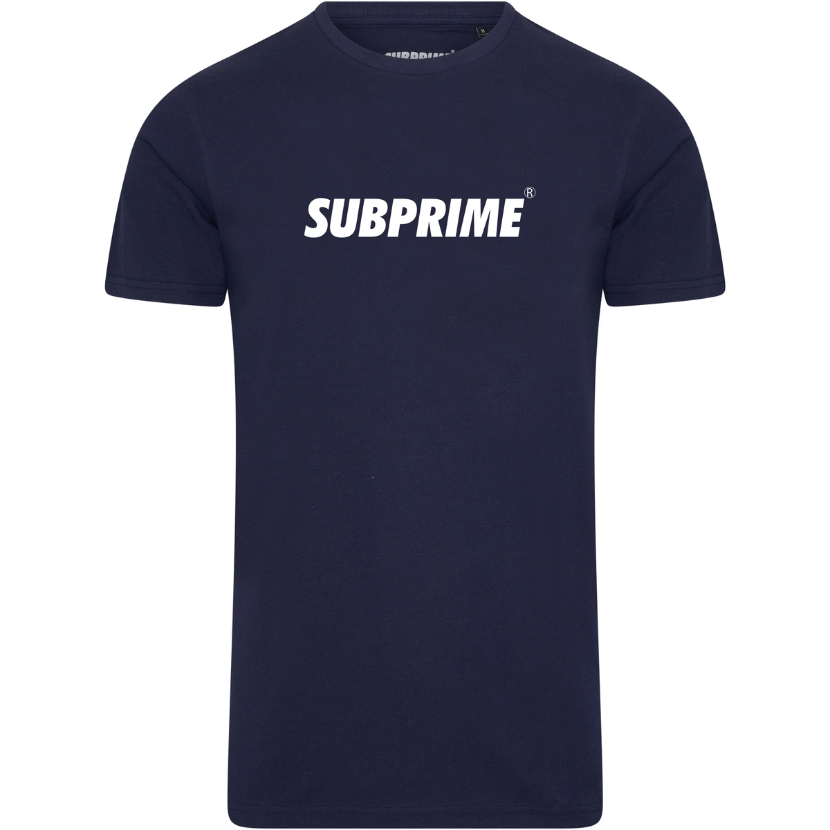 Textiel Heren T-shirts korte mouwen Subprime Shirt Basic Navy Blauw
