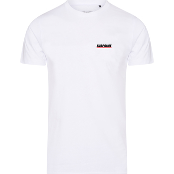 Textiel Heren T-shirts korte mouwen Subprime Shirt Chest Logo White Wit